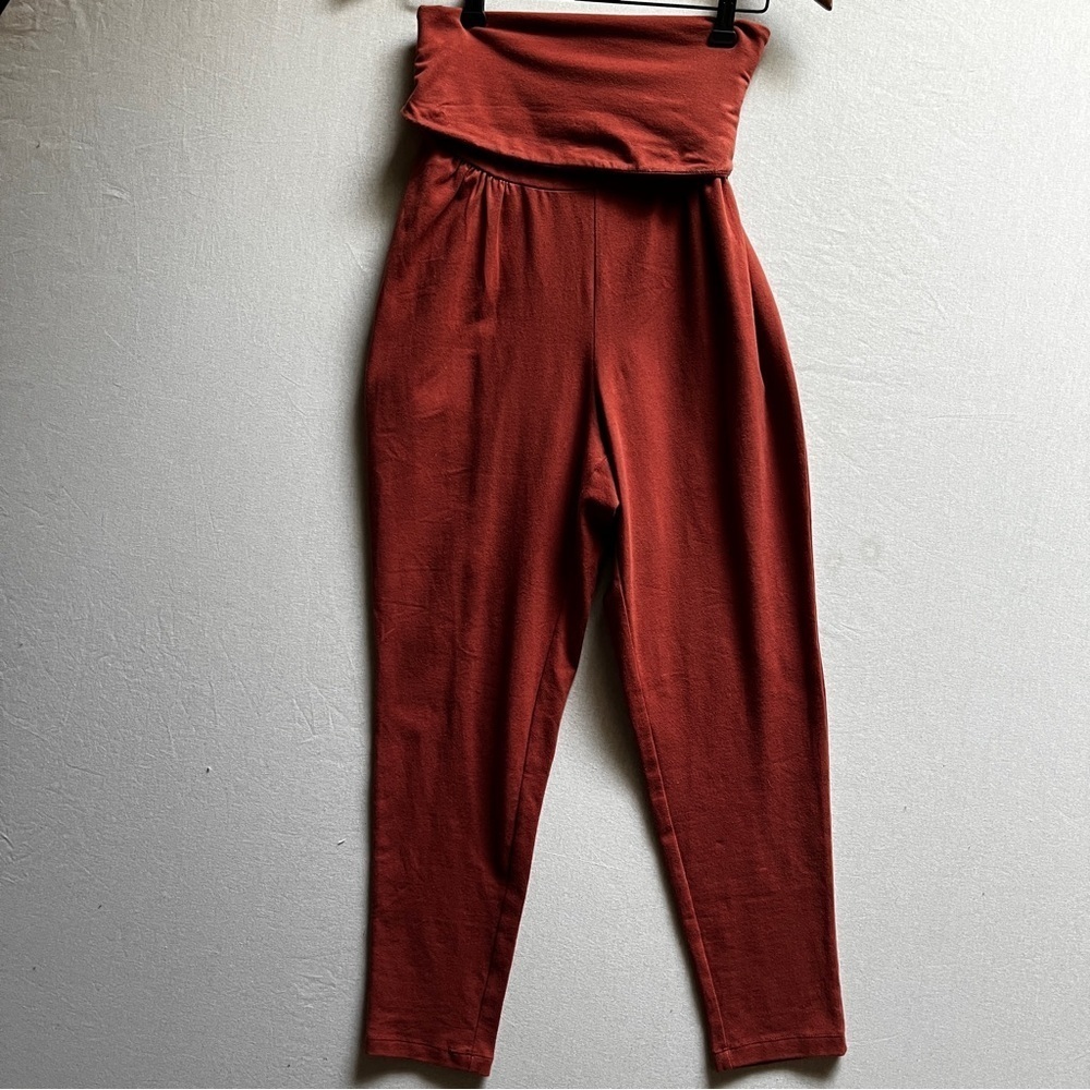 Intimately Free People Foldover Womens Rust Legging Jogger Pants Sz XS